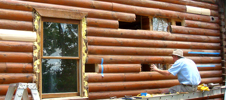 Log Home Repair Amelia County, Virginia